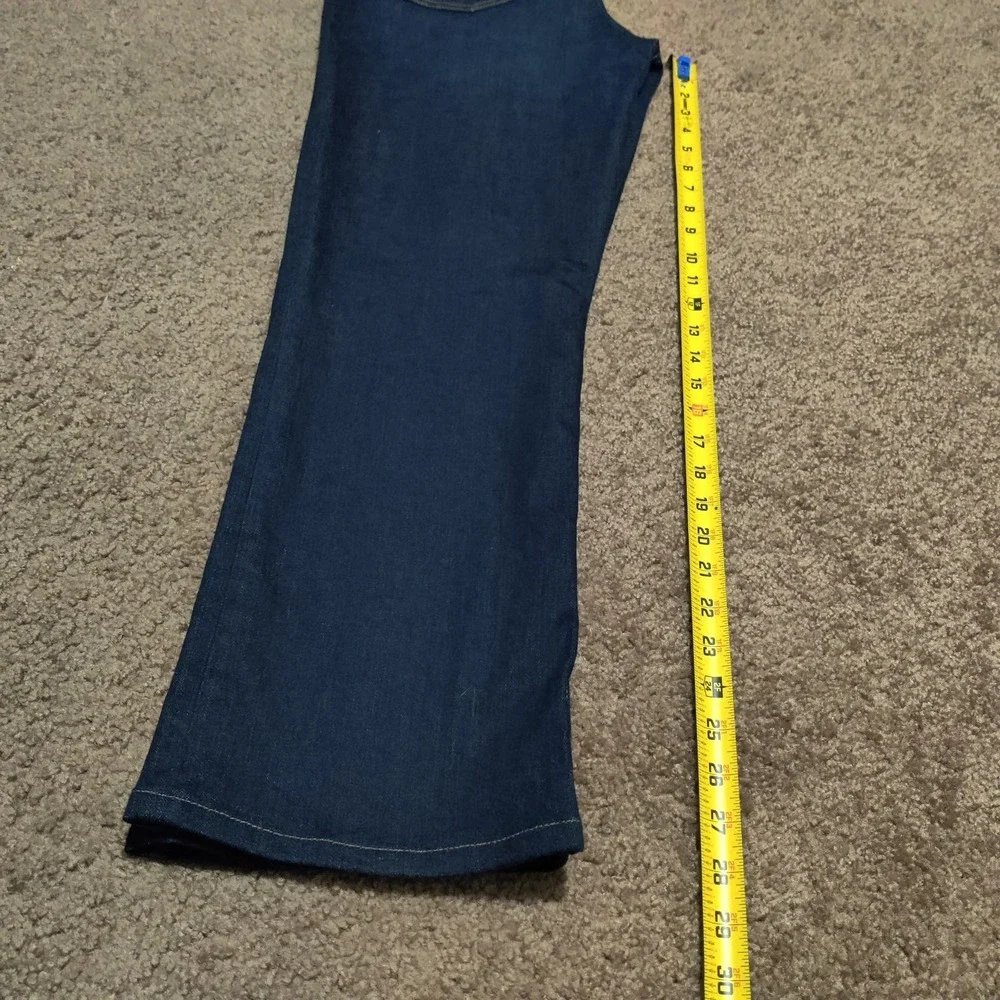 GAP 1969 Perfect Boot Jeans Women's Size 32t 36 x 29 Blue Denim Pants - Picture 9 of 9